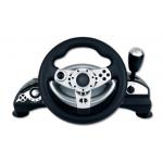 Dual Vibration Wired Large PC Game Racing Wheel With Adjustable Sensitivity for sale
