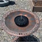 3W Solar Panel Kit Fountain Water Pump Floating In Outdoor Birdbath