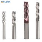 TiAIN Coating Carbide End Mill With Varies Cutting Edge Geometry For Smooth Machining for sale
