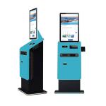 Touch Screen Cash Recycler Machine With QR Code Ticket Types And Payment for sale