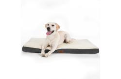 China OEM Memory Foam Dog Bed Antimicrobial Non Slip 300D Cooling supplier