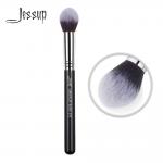 Metal Texture Individual Makeup Brushes Stippling Concealer Blending Brush for sale