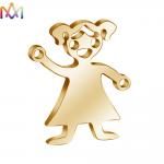 anti rust Plating OEM Meaningful Engravable Boy Girl Pendant for sale
