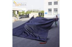 China Thermal Resistance Car Fire Blanket Most Efficient On EVs Or LI Fires supplier