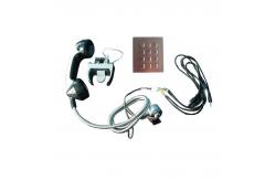 China Sliver Alloy weather proof phones Sets With Numeric Keypad for kiosk supplier