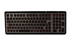 China Small IP65 dustproof and waterproof panel mount keyboard with 103 keys supplier