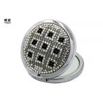Magnifying Feature Bling Silver Plated Compact Mirror Wedding Favours for sale