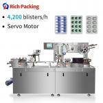 4200 Plates/h  Automatic Pill Blister Packing Machine With 36 Months Warranty for sale