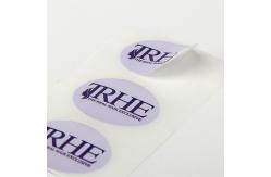 China Customized Label Stickers Oval Paper Sticker Labels For Hair Extension supplier