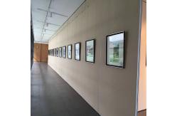 China Office / Show Room Movable Partition Walls Single Or Double Roller supplier