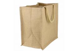 China Natural  Jute / Burlap Tote Bags With Handles , Custom Event Tote Bags supplier
