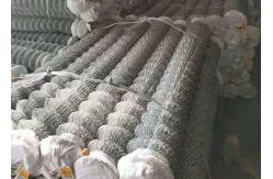 China 6 foot Electro Galvanized Cyclone Wire Chain Link Fence for Building Materials supplier