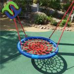 High Grade 100cm Red Blue Color Bird Nest Swing For Playground for sale