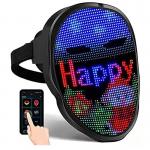 Programmable App Led Halloween Mask Bluetooth Diy Text Image for sale