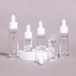 Custom Logo Transparent Oil Dropper Glass Bottle For Serum Hair Oil