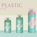 All Plastic Mono Airless Bottle Eco-Friendly Skin Care Cosmetic Pump Bottles for sale