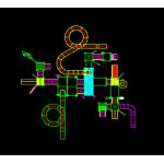 Customized Playground Water Slide Medium Theme Park Aqua Tower