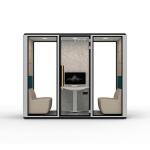 Mobile Work Space Soundproof Office Pods Portable In Acoustic Panel for sale