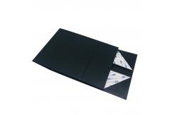 China Matt Black Foldable Carton Box , Custom Rigid Paper Box 160mm Length With Magnet supplier