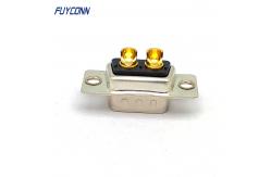 China 2V2 D-SUB Connector , Solder Male 2pin DB Connector supplier