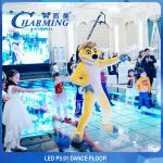 Practical 1920Hz LED Screen Floor Tiles , IP65 Waterproof Rent Disco Floor for sale