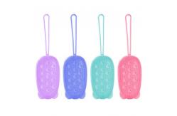 China Customized High-Quality Soft Rubber Silicone Shower Brush For Shower Massage Use supplier