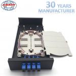 Metal Optical Fiber Distribution Box / Wall Mount Enclosure Easy Installations for sale