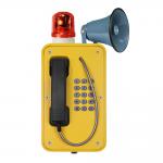 Industrial Broadcast Telephone For Emergency , Weatherproof SOS Intercom With Horn for sale