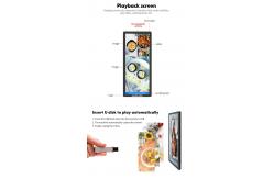 China Android 25 Inch Vertical lcd advertising display screen In Elevator 250CD/M2 supplier
