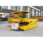 Electric Platform Truck For Material Handling Powered Drivable Transfer Cart with Scissor Lift for sale