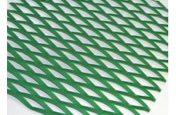 China Spray Paint Tensile Frame Expanded Aluminum Mesh For Building Facades Panel supplier