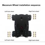 65mm Plastic Omnidirectional Wheels Robot With TT Motor Coupling