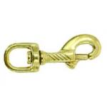 Heavy Duty Solid Brass Snap Hook Swivel Bolt Snaps Spring Release for sale