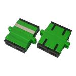 Green Singlemode SC APC fiber optic cable adapter for LAN , Low Insertion Loss for sale