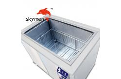 China Electric Fuel Industrial Ultrasonic Cleaner 360L Tank Engine Block Oil Rust Removing supplier