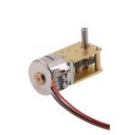 18 Degree Step Angle Micro Stepper Motor 15mm Diameter With Worm Gear Box for sale