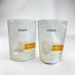 Biodegradable PLA Clear Window Stand Up Pouch 100g 250g 500g For Cashew Peanut Snack for sale