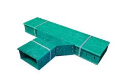 China Well Connected T Shape Three Way FRP Cable Tray Trunk High Durability supplier