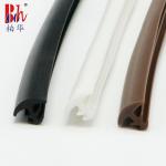 Slot Type Pvc Door Seal Strip Solid Arc Shaped 8*2mm Multicolor Supported for sale