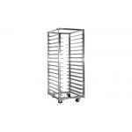 RK Bakeware China GN1/1 Double Stainless Steel Baking Tray Trolley Bread Oven Rack for sale