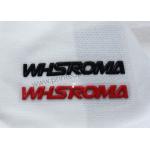 Custom Silicone Heat Transfer Labels OEKO-TEX Black Red Glossy