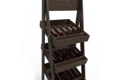 China SGS Wooden Retail Display Stands Gin Display Stand With LCD Screen supplier