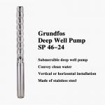 Grundfos Energy Saving High Head Agricultural Stainless Steel Impeller Submersible Deep Well Pump for sale