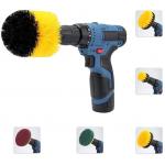 7pcs Drill Brush Scouring Pad Attachments for Bathroom Kitchen Cleaning for sale