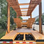 Dongfeng Double-deck Transport Vehicle Specially for Transfering  4 Passenger Cars