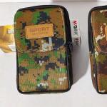 Waterproof 6.5 Inch Multi Function Canvas Phone Waist Pouch Belt Clip Wallet For Man for sale