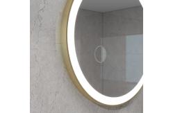 China Rectangular Single Sided Lighted Bathroom Vanity Mirror Dimmable LED Strip Light supplier