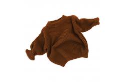 China Boxy Fit Custom Made Sweaters Oversized Long Sleeve Chunky Knit Cardigan supplier