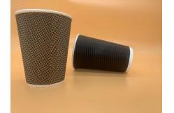 China Various Specifications Hot Insulated Single PE Disposable Paper Coffee Cups supplier