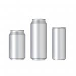 China B64 CDL Lid 355ml Sleek 2 Piece 12oz Aluminium Cans for sale